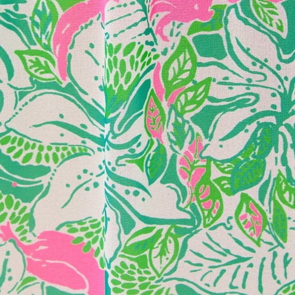 Lily Pulitzer Maribeth Cover Up in Botanical Green Just Wing It - Picture 11 of 11